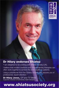 Dr Hilary endorses Shiatsu